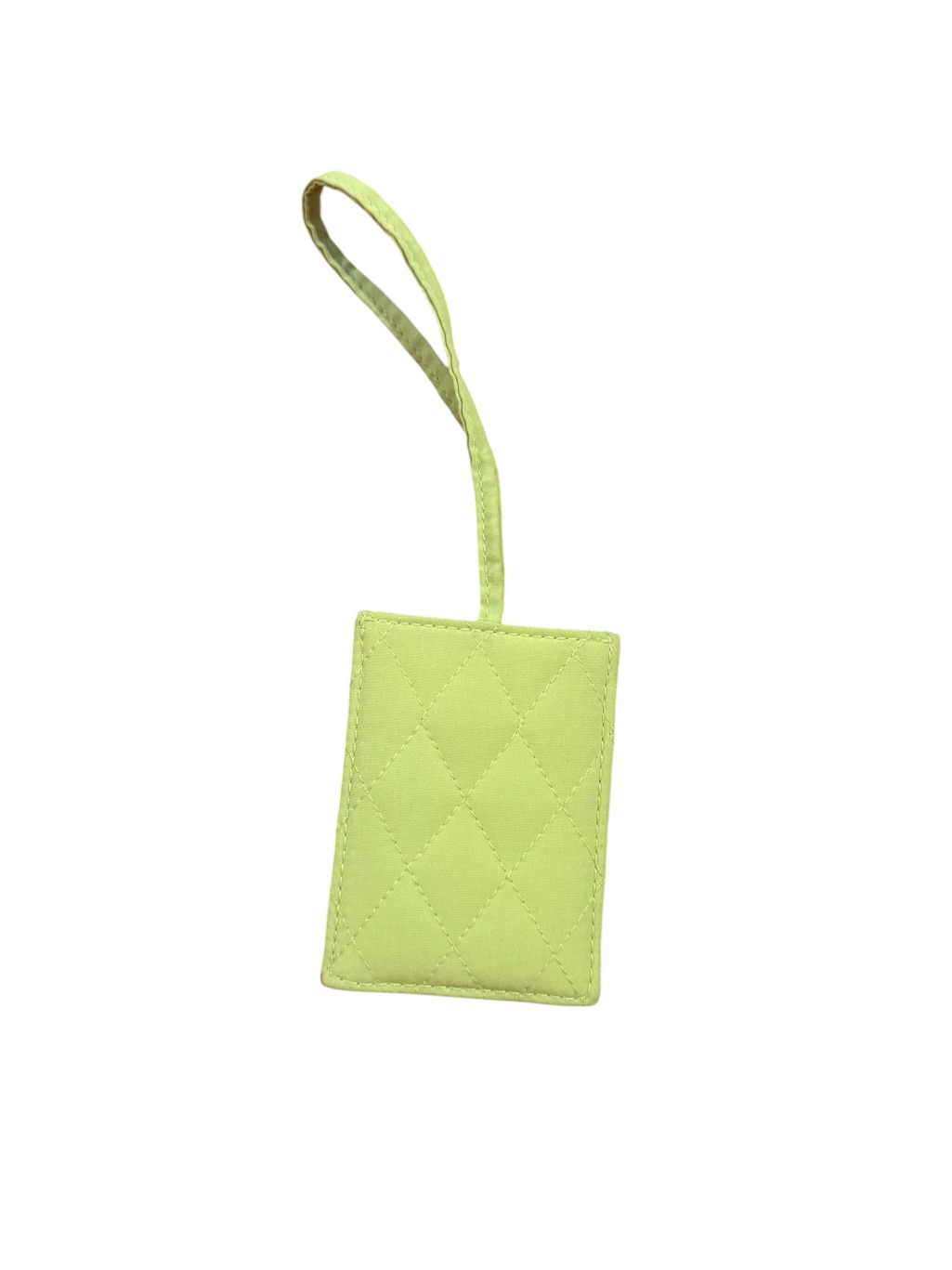 Vera Bradley Lime Green Luggage Tag
